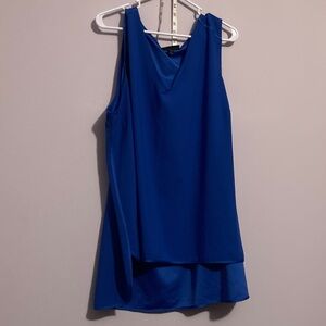 Lane Bryant Royal Blue Sleeveless Blouse